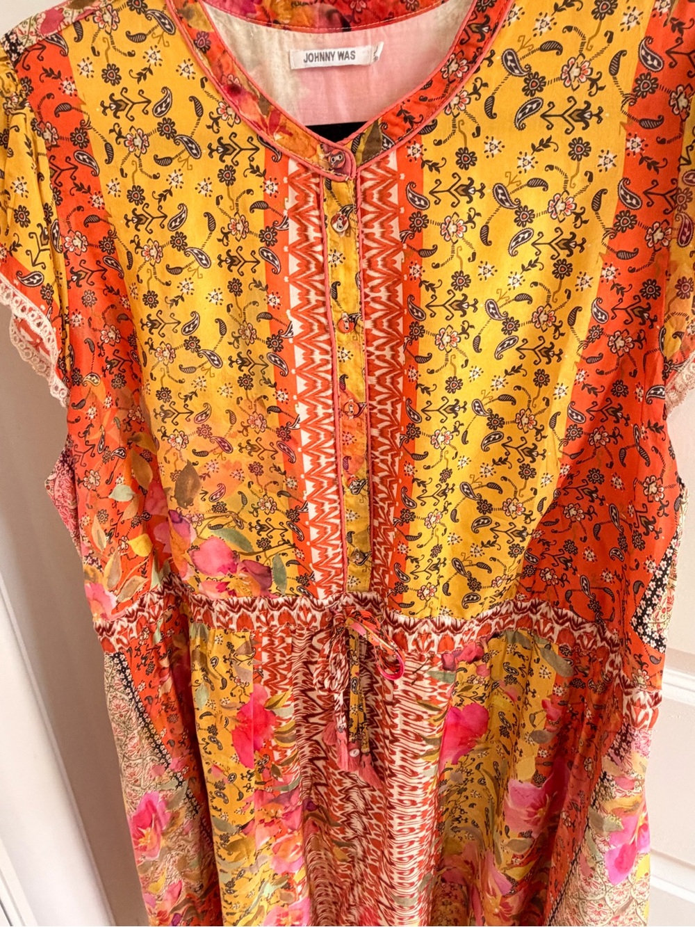 Johnny Was Eliana Lucy Silk Dress - Picture 5 of 11